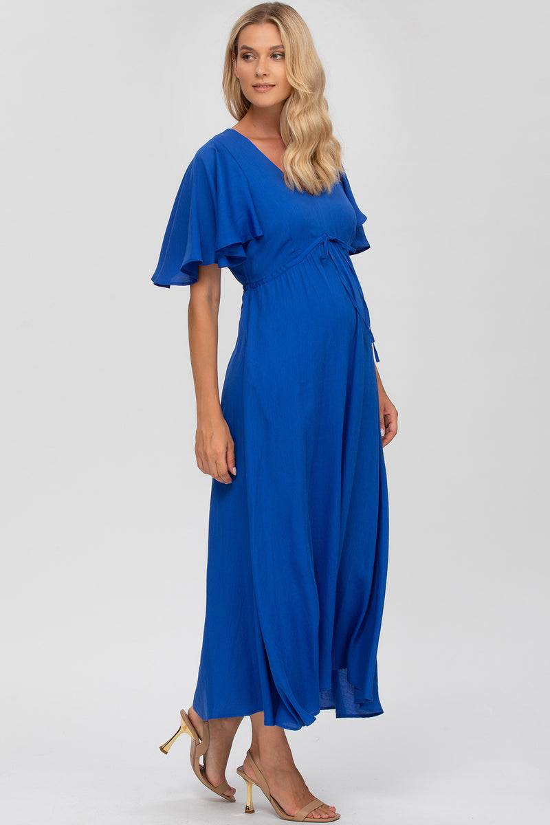 Pietro Brunelli VALENTINA | Maxi Abito Premaman Blu In Vendita