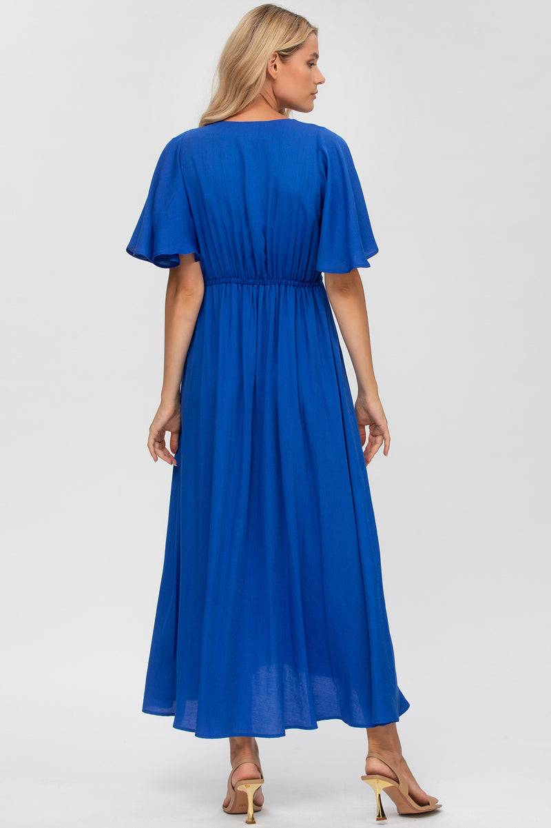 Pietro Brunelli VALENTINA | Maxi Abito Premaman Blu In Vendita