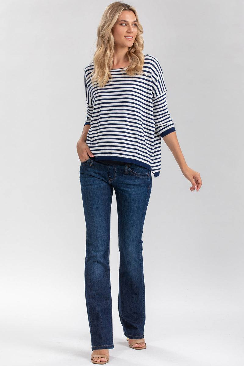 Pietro Brunelli SLIM BOOTCUT WA11 | Jeans Premaman con Gamba Leggermente Svasata Hotsell