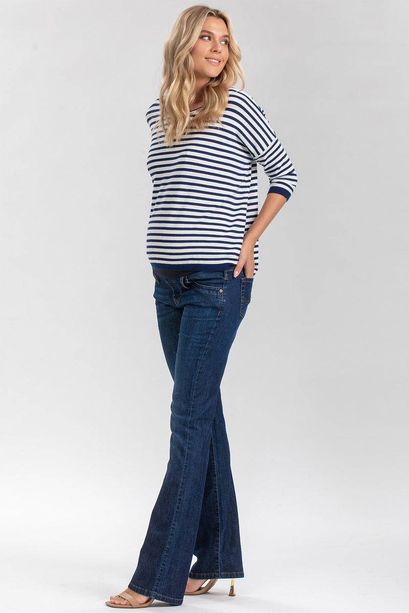 Pietro Brunelli SLIM BOOTCUT WA11 | Jeans Premaman con Gamba Leggermente Svasata Hotsell