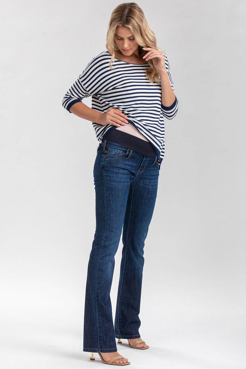 Pietro Brunelli SLIM BOOTCUT WA11 | Jeans Premaman con Gamba Leggermente Svasata Hotsell