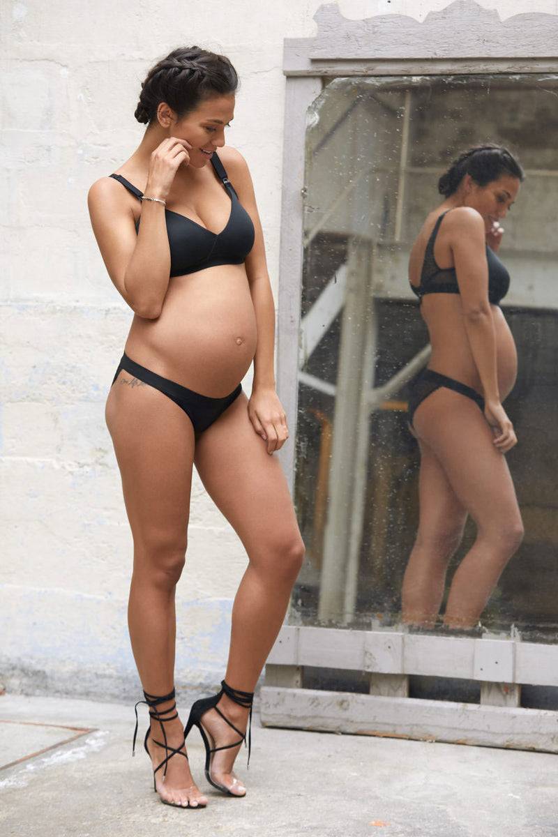 Pietro Brunelli SERENA NOIR | Reggiseno Premaman e Allattamento In Linea