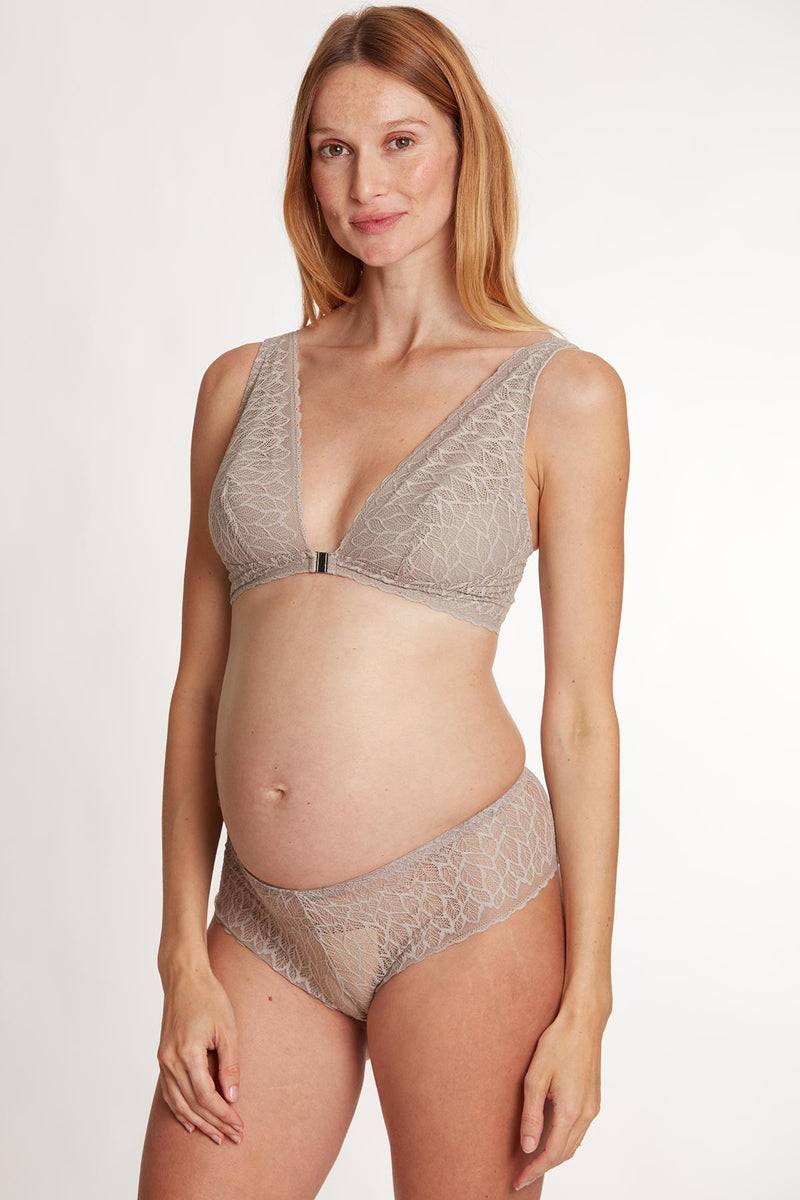 Pietro Brunelli BLISS TAUPE | Reggiseno Premaman e Allattamento con Apertura Frontale Online