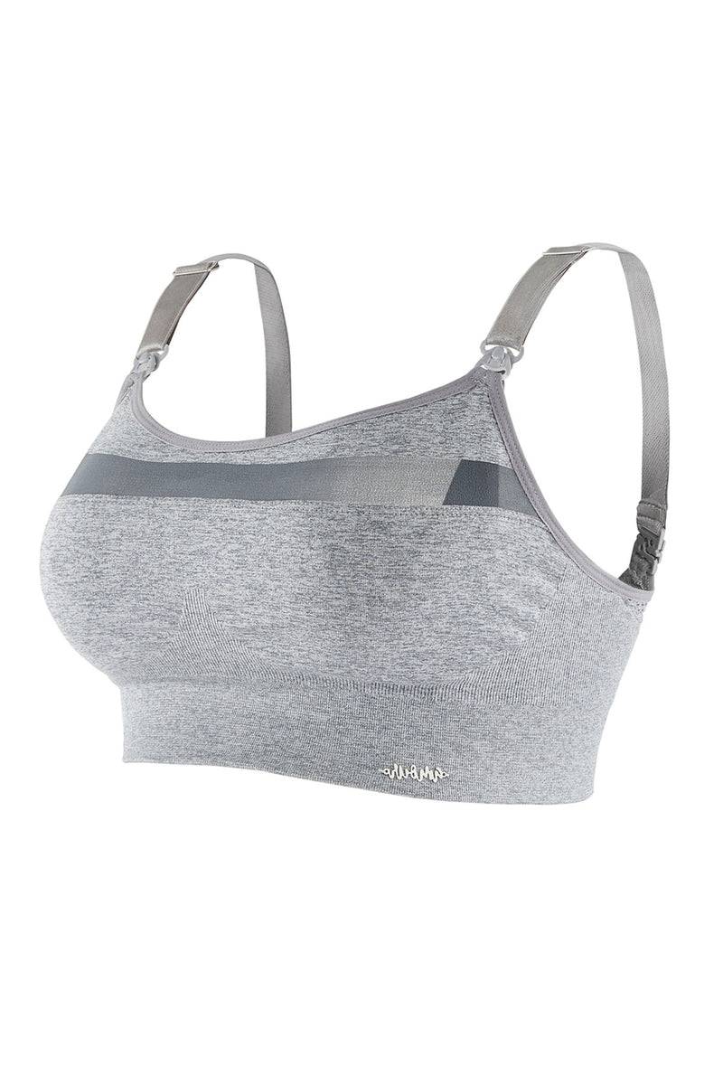 Pietro Brunelli WOMA | Reggiseno Sportivo Premaman e Allattamento Grigio In Saldo
