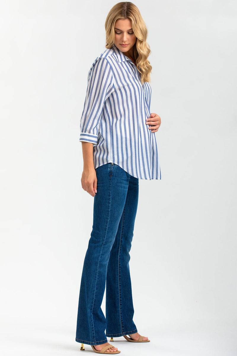 Pietro Brunelli SLIM BOOTCUT WA07 | Jeans Premaman con Gamba Leggermente Svasata Negozi Online