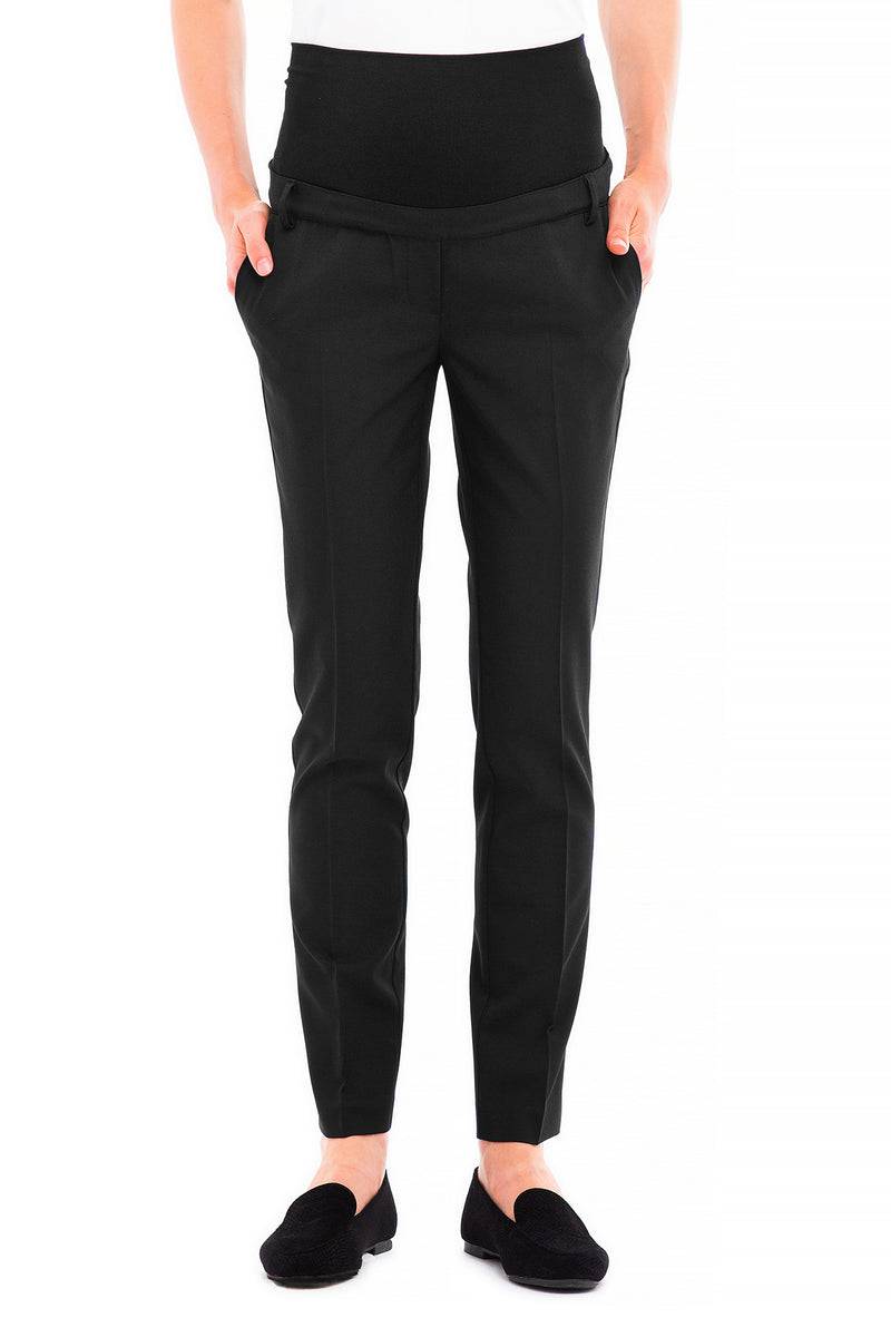 Pietro Brunelli HARRY | Pantalone Premaman Slim Fit da Ufficio Nero 2025