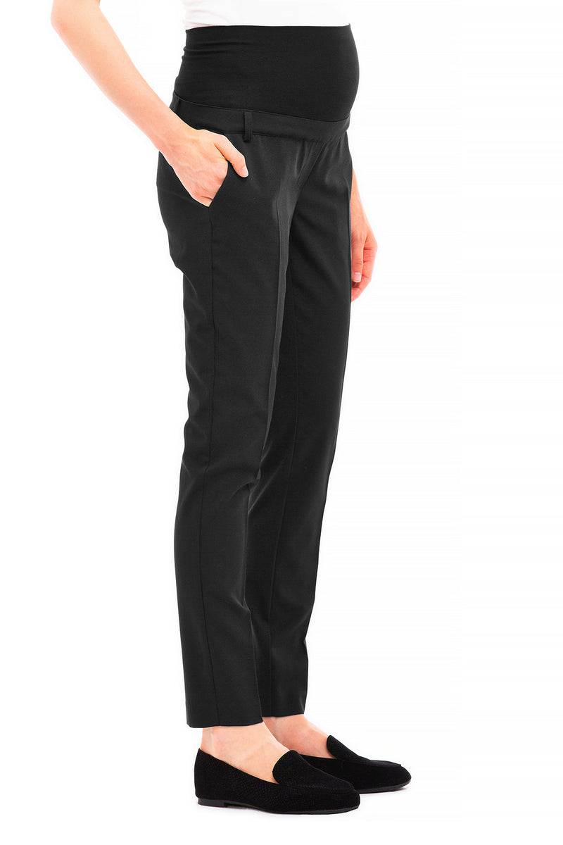 Pietro Brunelli HARRY | Pantalone Premaman Slim Fit da Ufficio Nero 2025