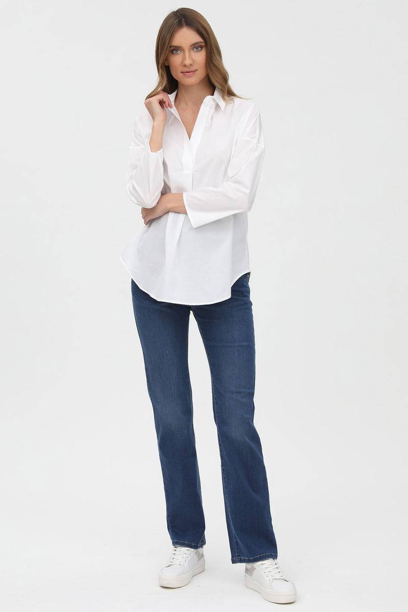Pietro Brunelli PERFECT STRAIGHT W010 | Jeans Premaman con Gamba Dritta Soddisfazione Garantita