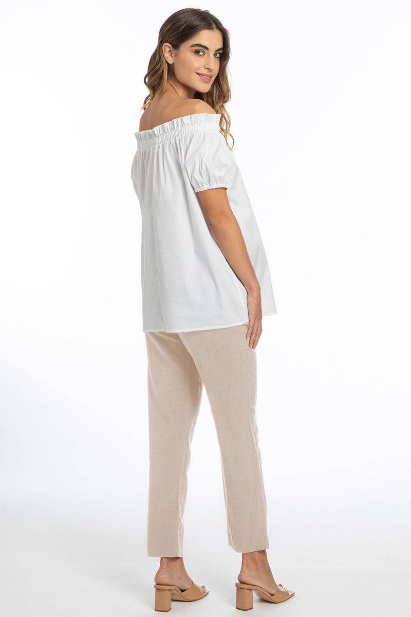 Pietro Brunelli ISAC | Pantaloni Jogger Premaman in Lino Promozione Limitata