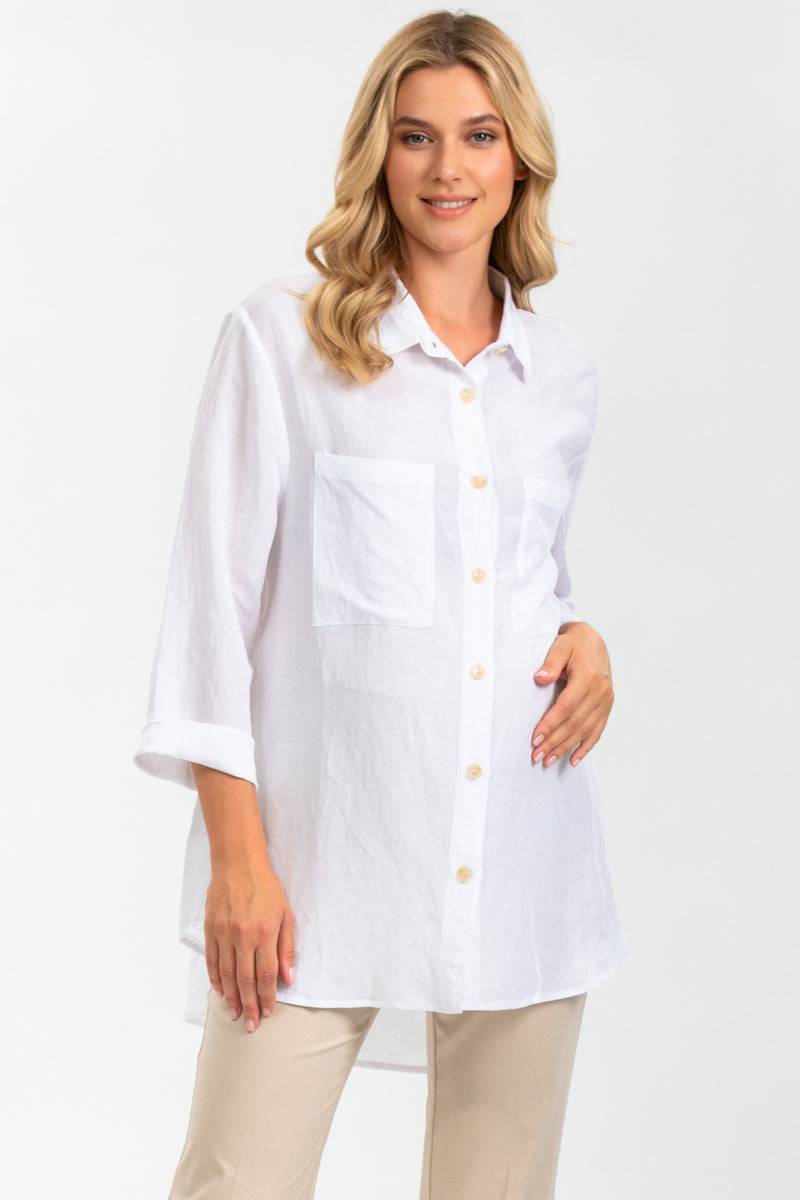 Pietro Brunelli LISA | Camicia Oversize Bianca Sconto