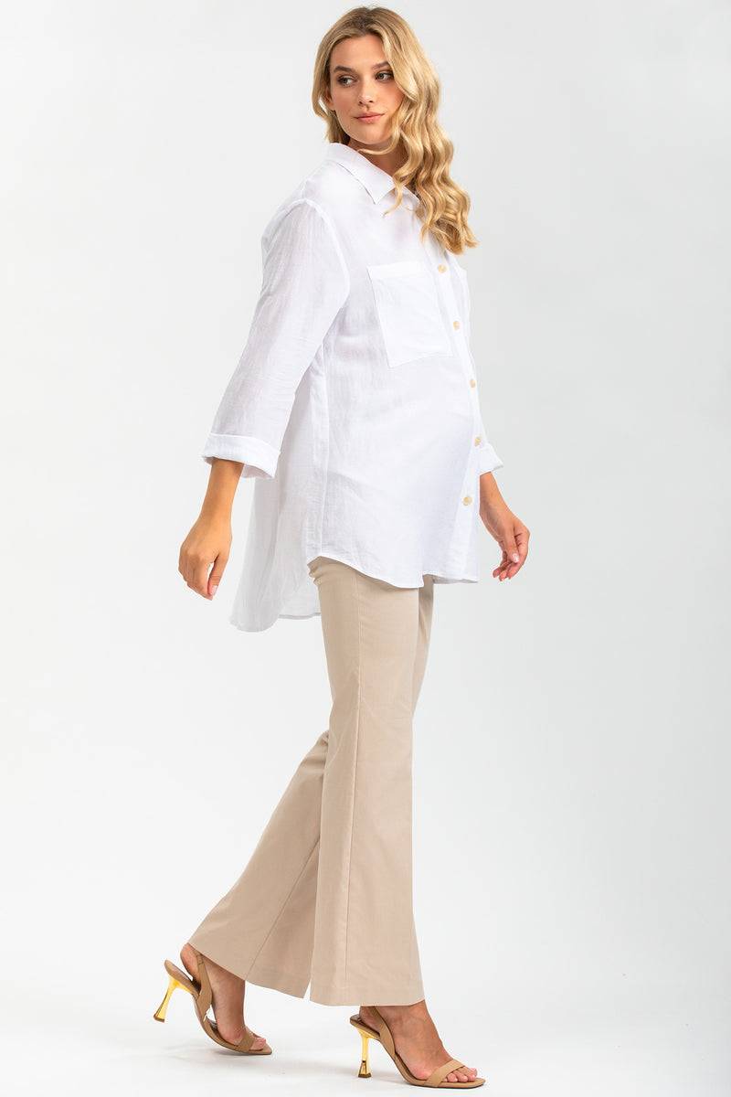 Pietro Brunelli LISA | Camicia Oversize Bianca Sconto