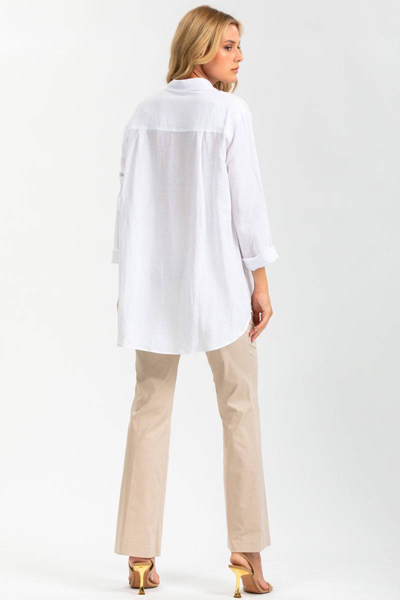 Pietro Brunelli LISA | Camicia Oversize Bianca Sconto