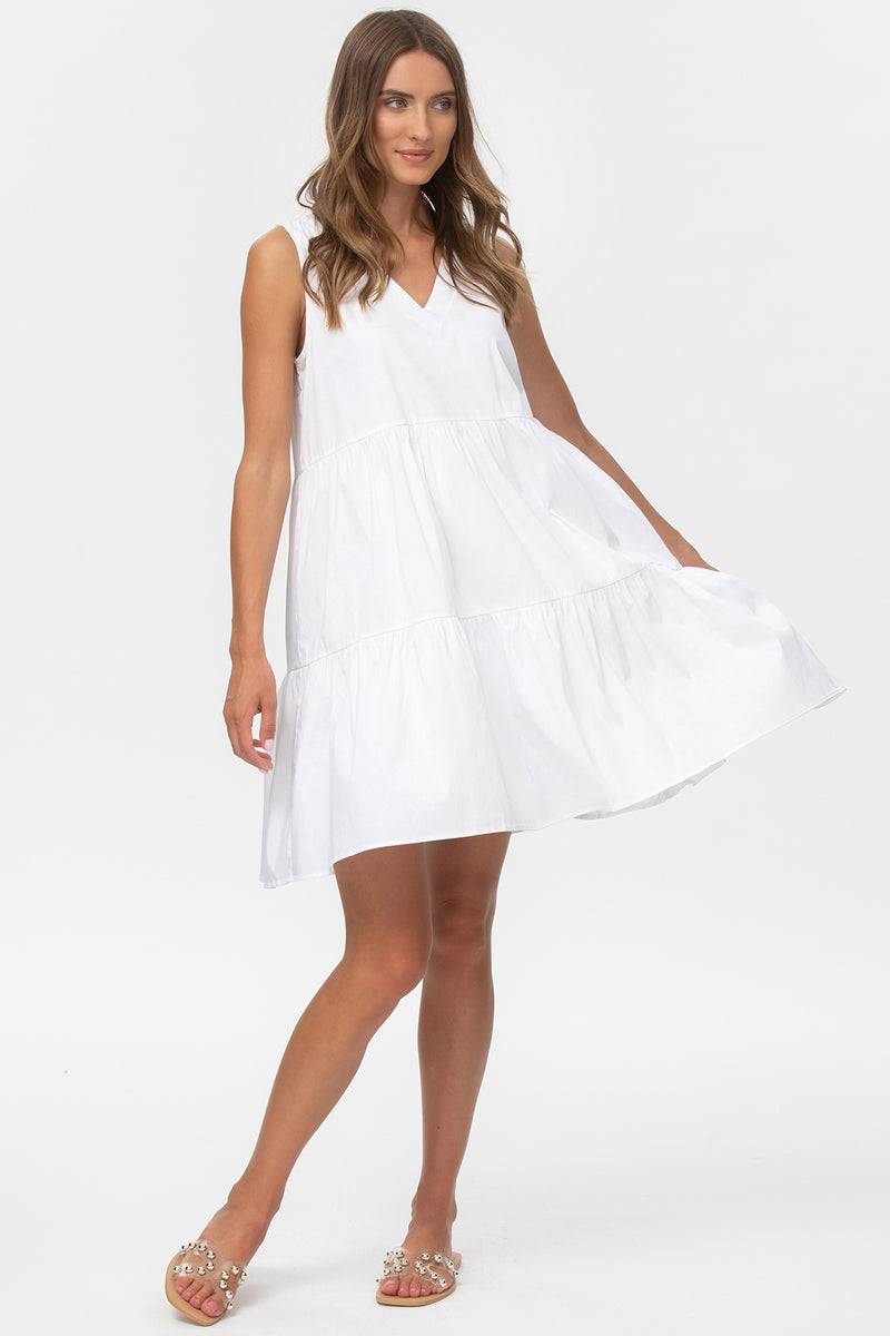 Pietro Brunelli MELODY | Abito Premaman Bianco con scollo a V Saldi