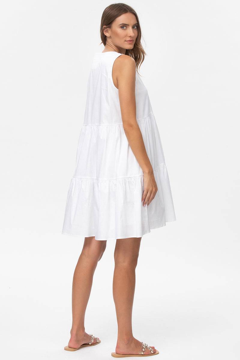 Pietro Brunelli MELODY | Abito Premaman Bianco con scollo a V Saldi