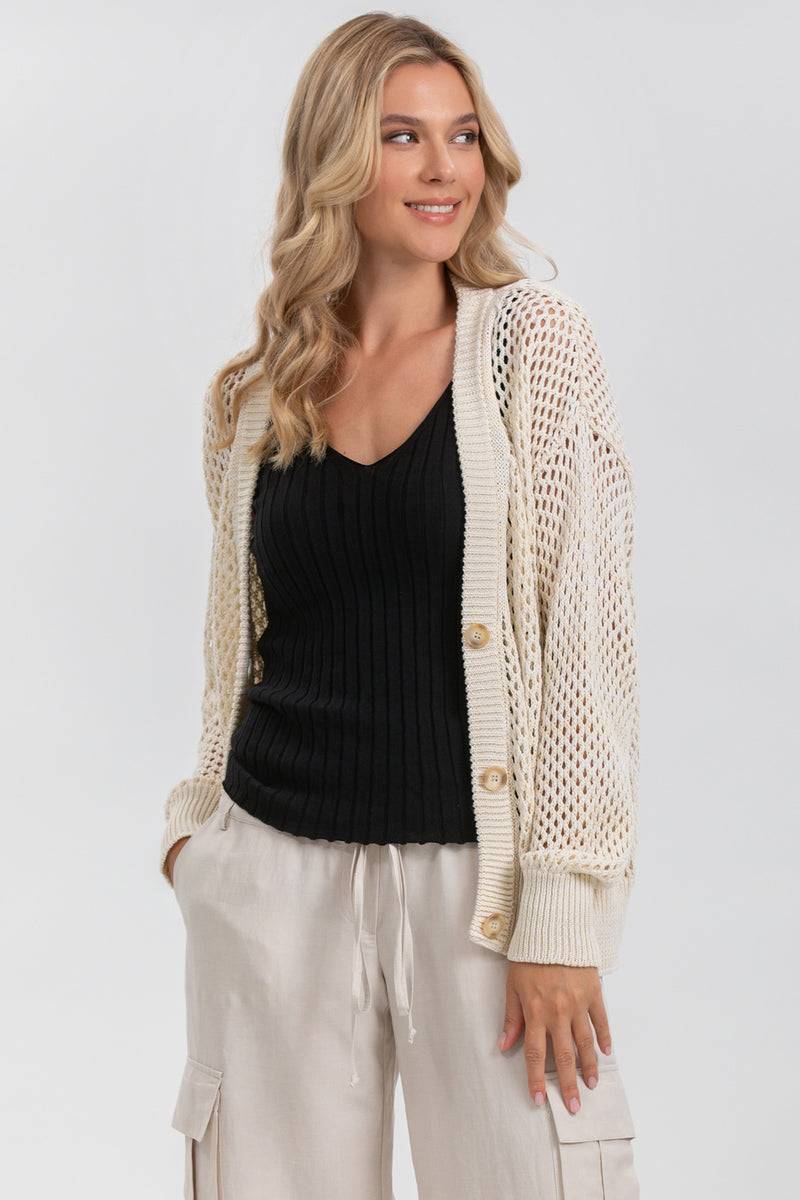 Pietro Brunelli MACY | Cardigan Beige con Bottoni Offerte