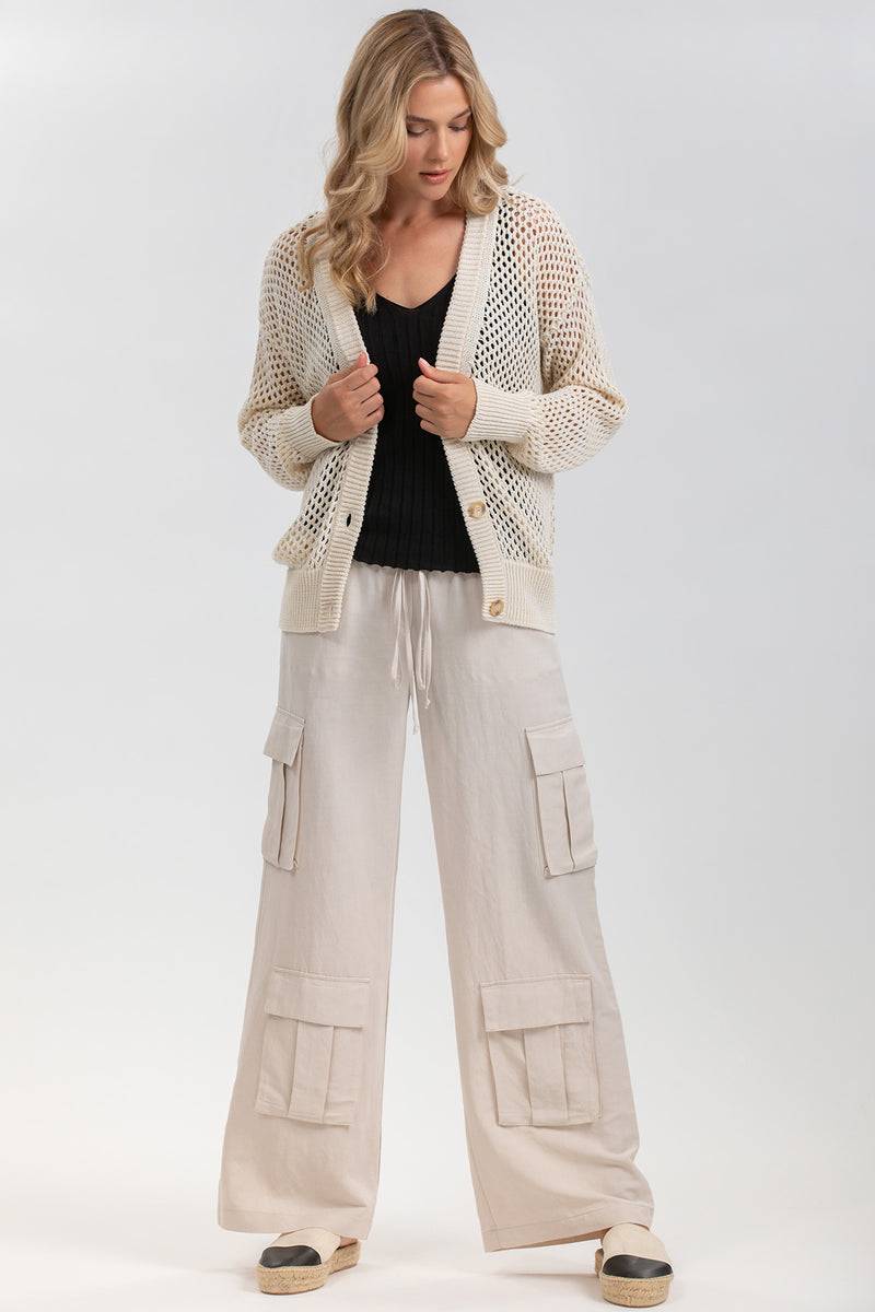 Pietro Brunelli MACY | Cardigan Beige con Bottoni Offerte