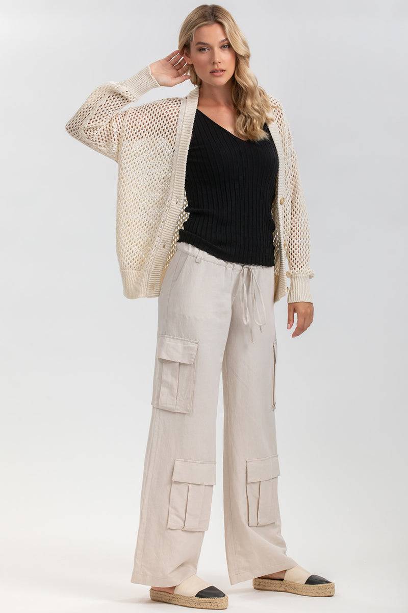 Pietro Brunelli MACY | Cardigan Beige con Bottoni Offerte