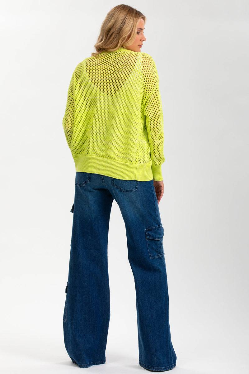 Pietro Brunelli MACY | Cardigan Premaman Verde con Bottoni Promozione Limitata