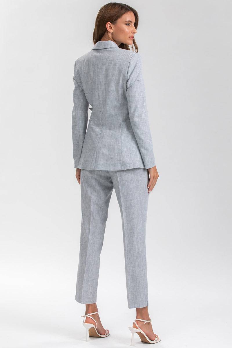 Pietro Brunelli KATE | Pantalone Premaman da Ufficio Grigio Sottocosto
