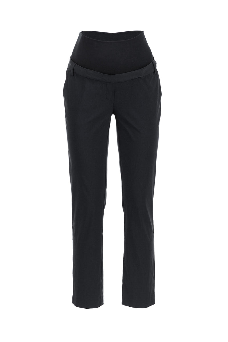 Pietro Brunelli ELWOOD | Pantaloni Premaman Elasticizzati Neri Novità