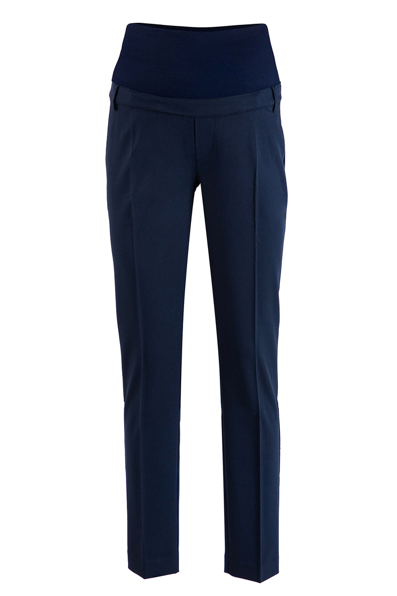 Pietro Brunelli HARRY | Pantalone Premaman Slim Fit da Ufficio Blu Economico