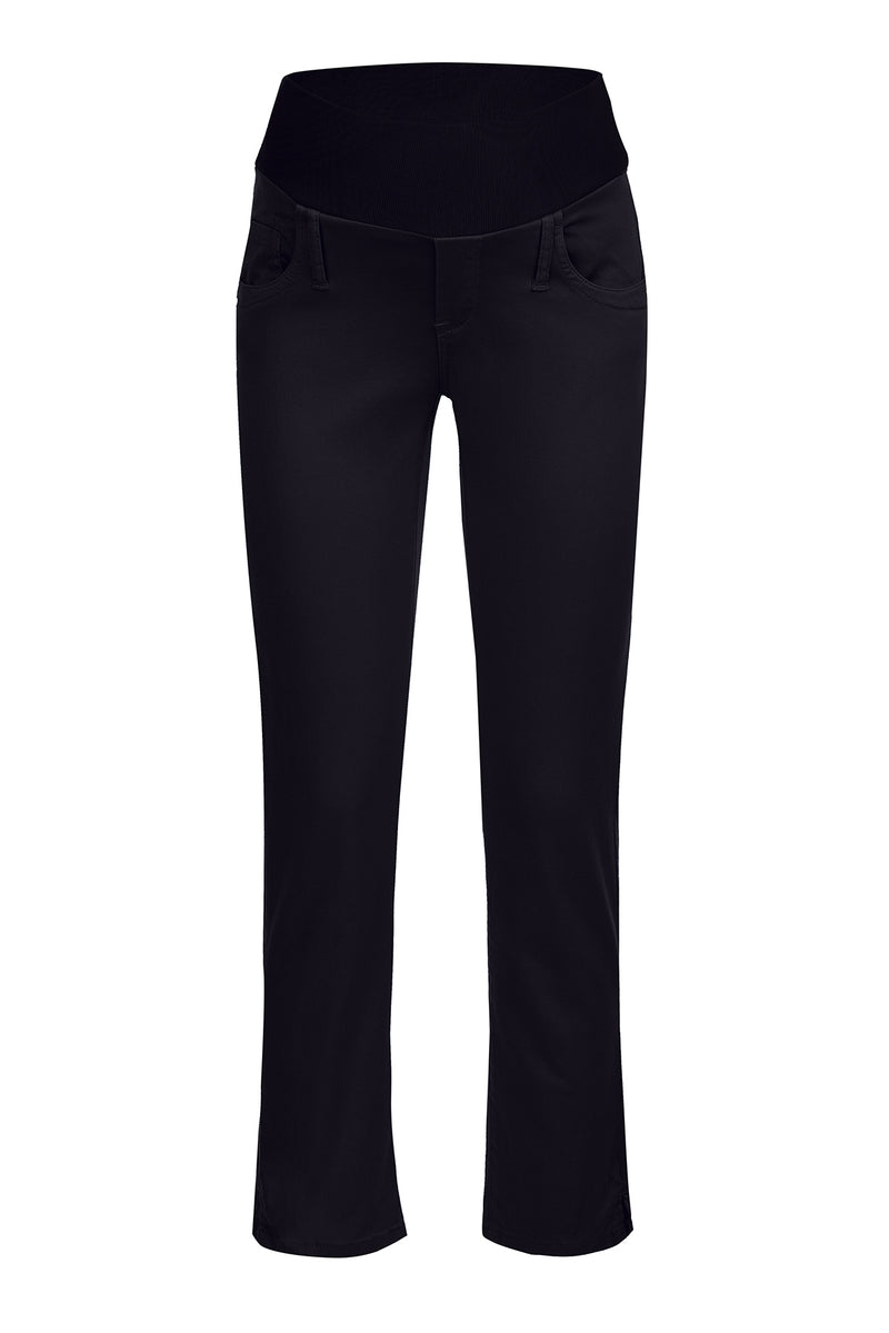 Pietro Brunelli CAPRI NERO | Pantaloni Premaman in Cotone Elasticizzato In Saldo