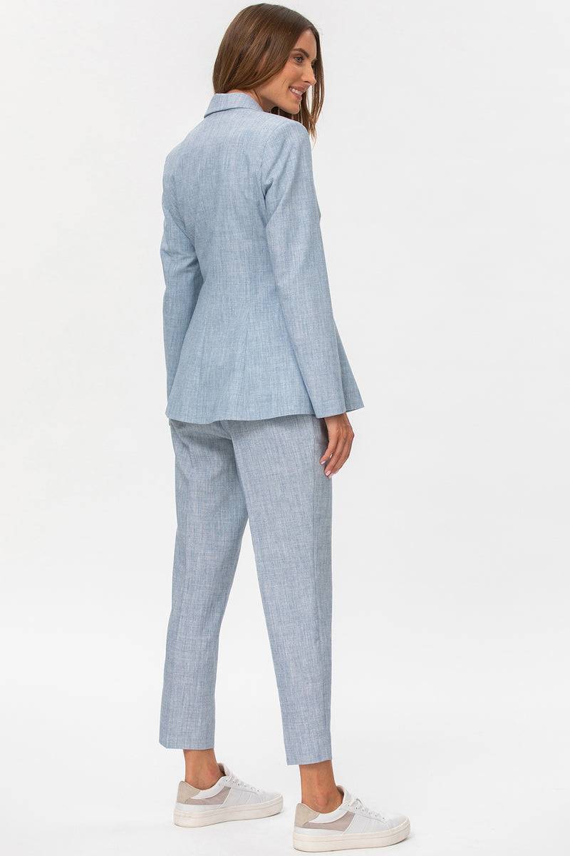 Pietro Brunelli KATE | Pantalone Premaman da Ufficio Azzurro Officina