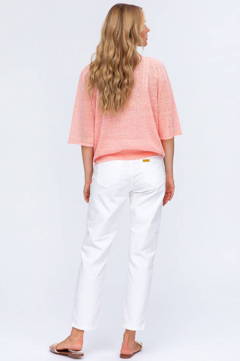 Pietro Brunelli BOYFRIEND FIT | Jeans Premaman bianchi Pezzi Unici