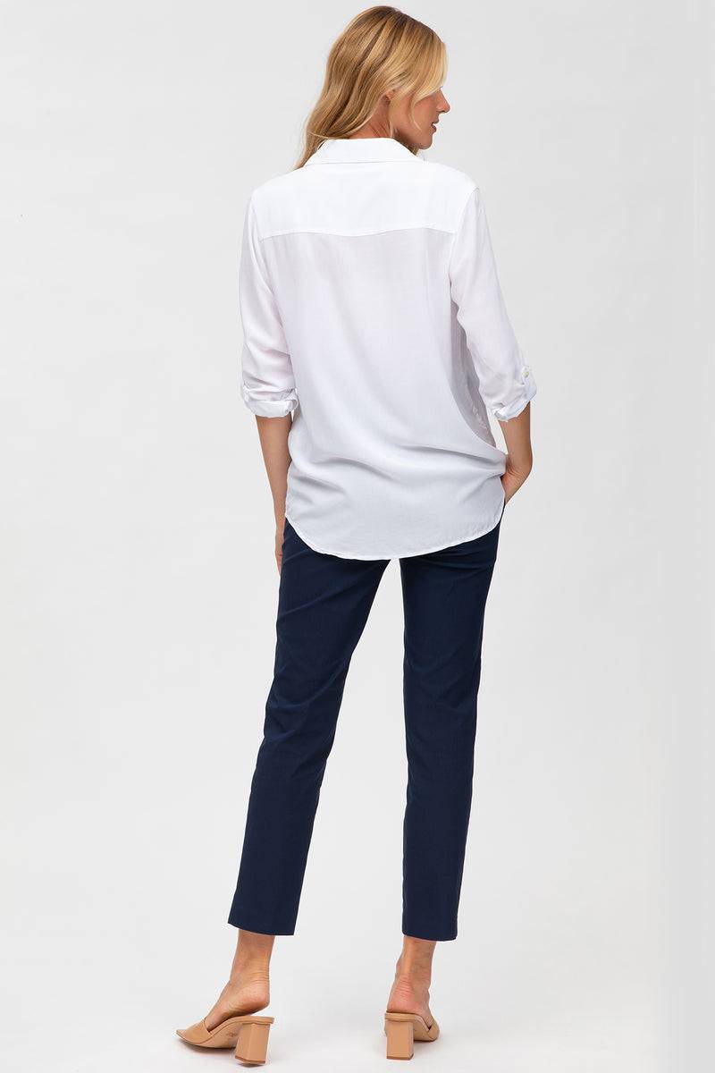 Pietro Brunelli ELWOOD | Pantaloni Premaman Elasticizzati Blu Acquista Ora
