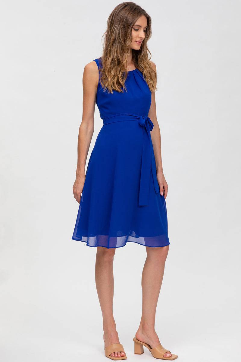 Pietro Brunelli TAMIGI | Abito Premaman in Chiffon Blu Zaffiro Convenienza