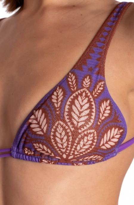 Pin Up Stars BIKINI TRIANGOLO IMBOTTITO STAMPA BEAUTIFUL TREE Qualità Garantita