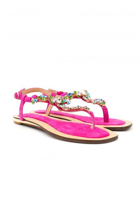 Pin Up Stars Infradito Pietre Multicolor Presa
