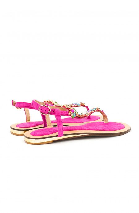 Pin Up Stars Infradito Pietre Multicolor Presa