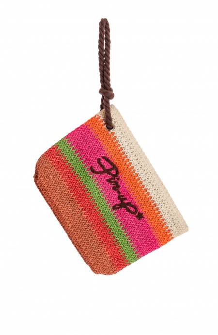 Pin Up Stars POCHETTE RAFIA MULTICOLORE Saldi
