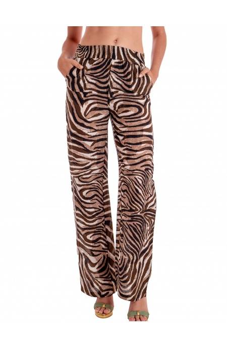 Pin Up Stars PANTALONE STAMPA ZEBRA Qualità Garantita