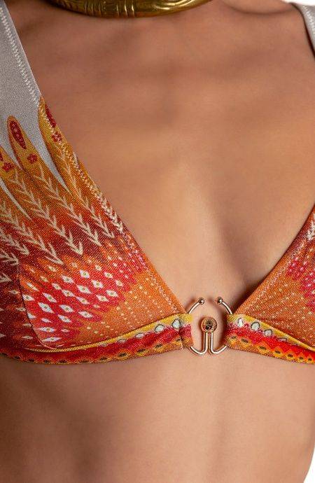 Pin Up Stars BIKINI BRASSIERE CON ACCESSORIO STAMPA WINGS Qualità