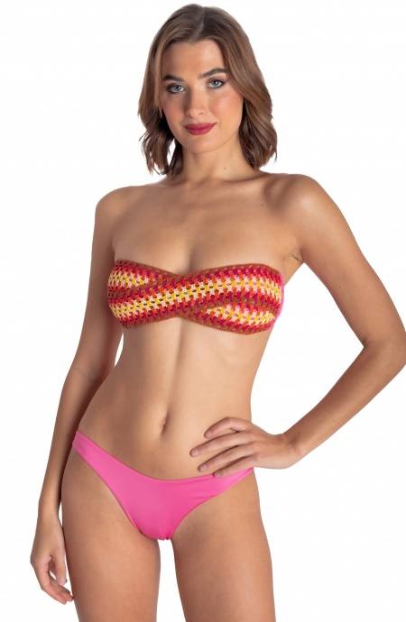 Pin Up Stars BIKINI FASCIA IMBOTTITA CON PASSAMANERIA CROCHET Acquista Ora