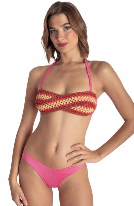 Pin Up Stars BIKINI FASCIA IMBOTTITA CON PASSAMANERIA CROCHET Acquista Ora