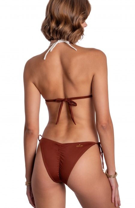 Pin Up Stars BIKINI TRIANGOLO IMBOTTITO CON LAVORAZIONE LASER E RICAMO PERLINE Affare Del Giorno