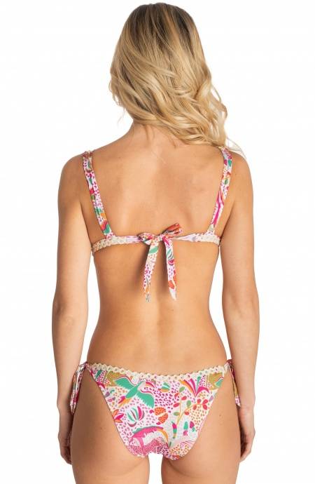 Pin Up Stars BIKINI BRASSIERE CON PASSAMANERIA STAMPA TROPICAL Offerte