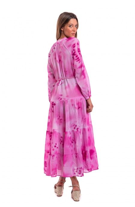 Pin Up Stars Caftano Maniche Lunghe Tie Dye Pezzi Unici
