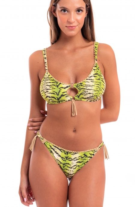 Pin Up Stars Bikini Brassiere Stampa Tigre Ricamo Punto Cavallo Qualità Garantita