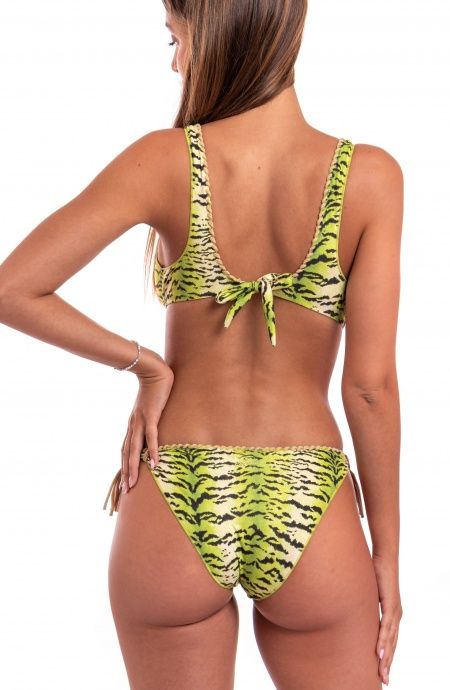 Pin Up Stars Bikini Brassiere Stampa Tigre Ricamo Punto Cavallo Qualità Garantita