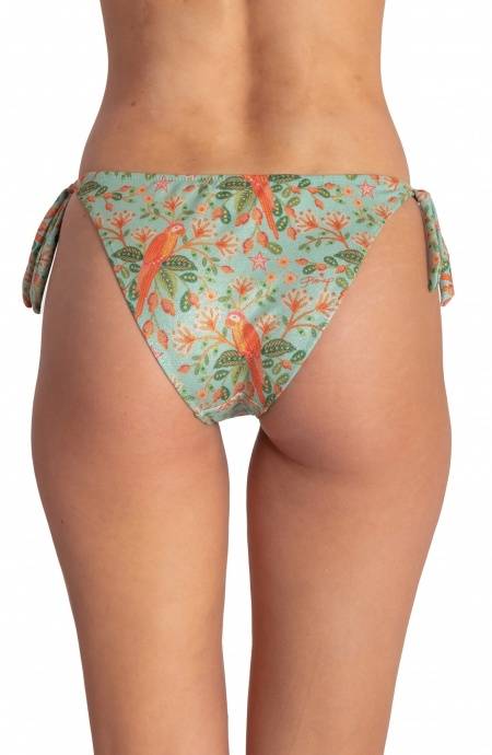 Pin Up Stars SLIP BIKINI FIOCCHI STAMPA FLOWER BIRD In Saldo