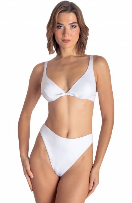 Pin Up Stars TOP BIKINI BALCONCINO CON FERRETTO TINTA UNITA Offerta