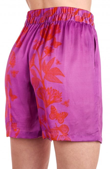 Pin Up Stars Short Viscosa Satin Principe Azzurro Vendita Calda