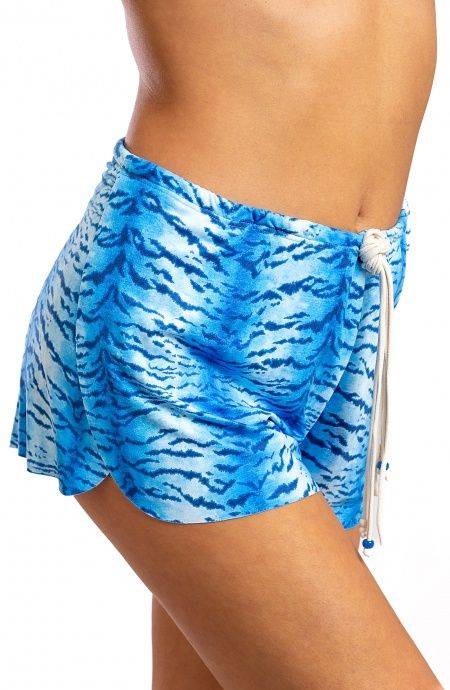 Pin Up Stars Short Simil Suade Stampa Tigre Shopping Online