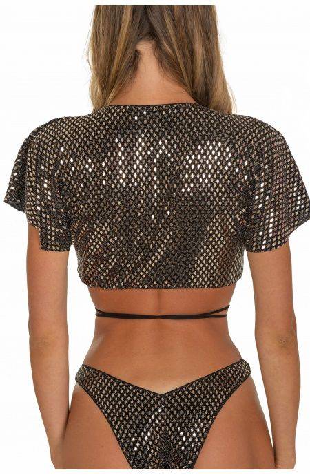 Pin Up Stars Top Specchietto Rombo Outlet