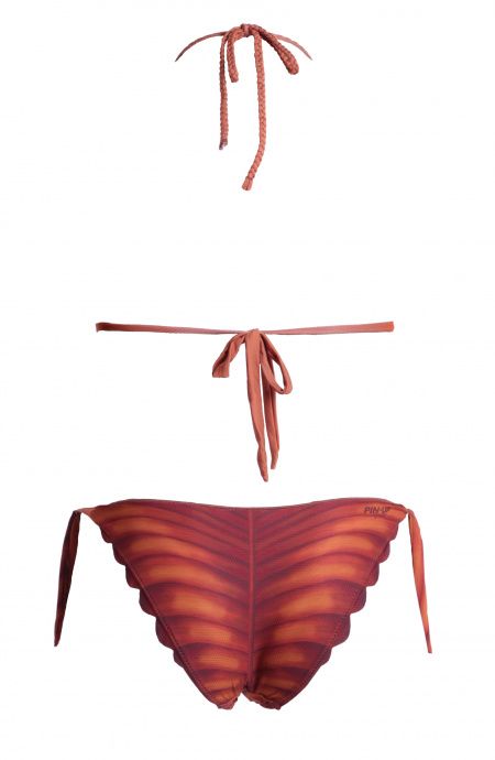 Pin Up Stars Bikini Triangolo Imbottito Foglia In Lycra Riciclata Negozio