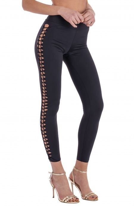 Pin Up Stars Leggins Laserato Tinta Unita Sconto di tempo limitato